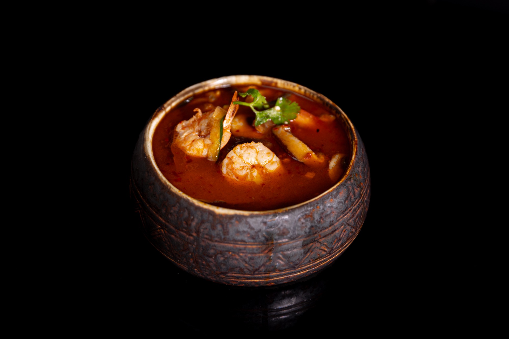 Tom yum goong z krewetkami