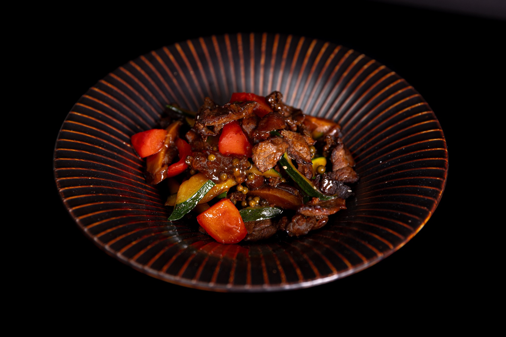 Wołowina z zielonym pieprzem