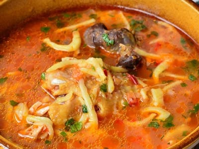 bors de cocos cu taitei de casa 5 portii