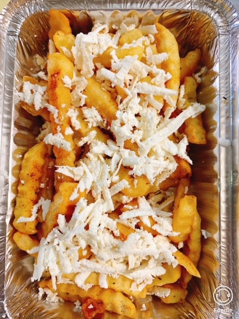 cartofi prajiti cu branza rasa 200 gr