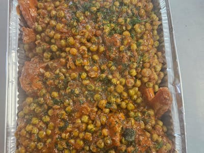 MANCARE GATITA  Mancare de mazare cu aripioare de pui ( 5 portii )