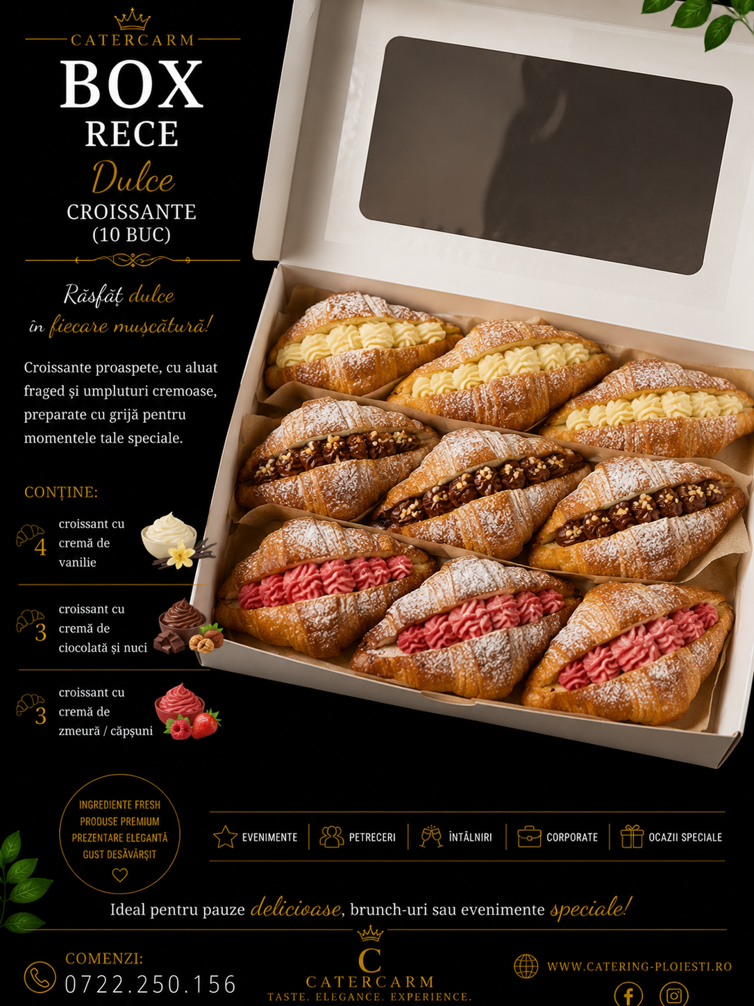 Box rece DULCE - Croissante ( 10 buc ) 