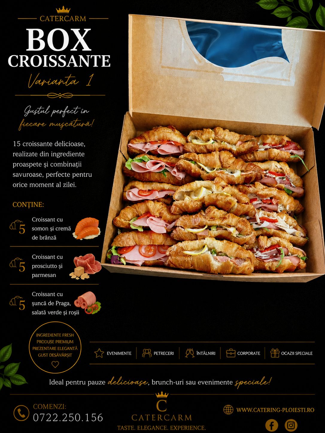 Box rece - varianta 1 - Croissante (15 buc)
