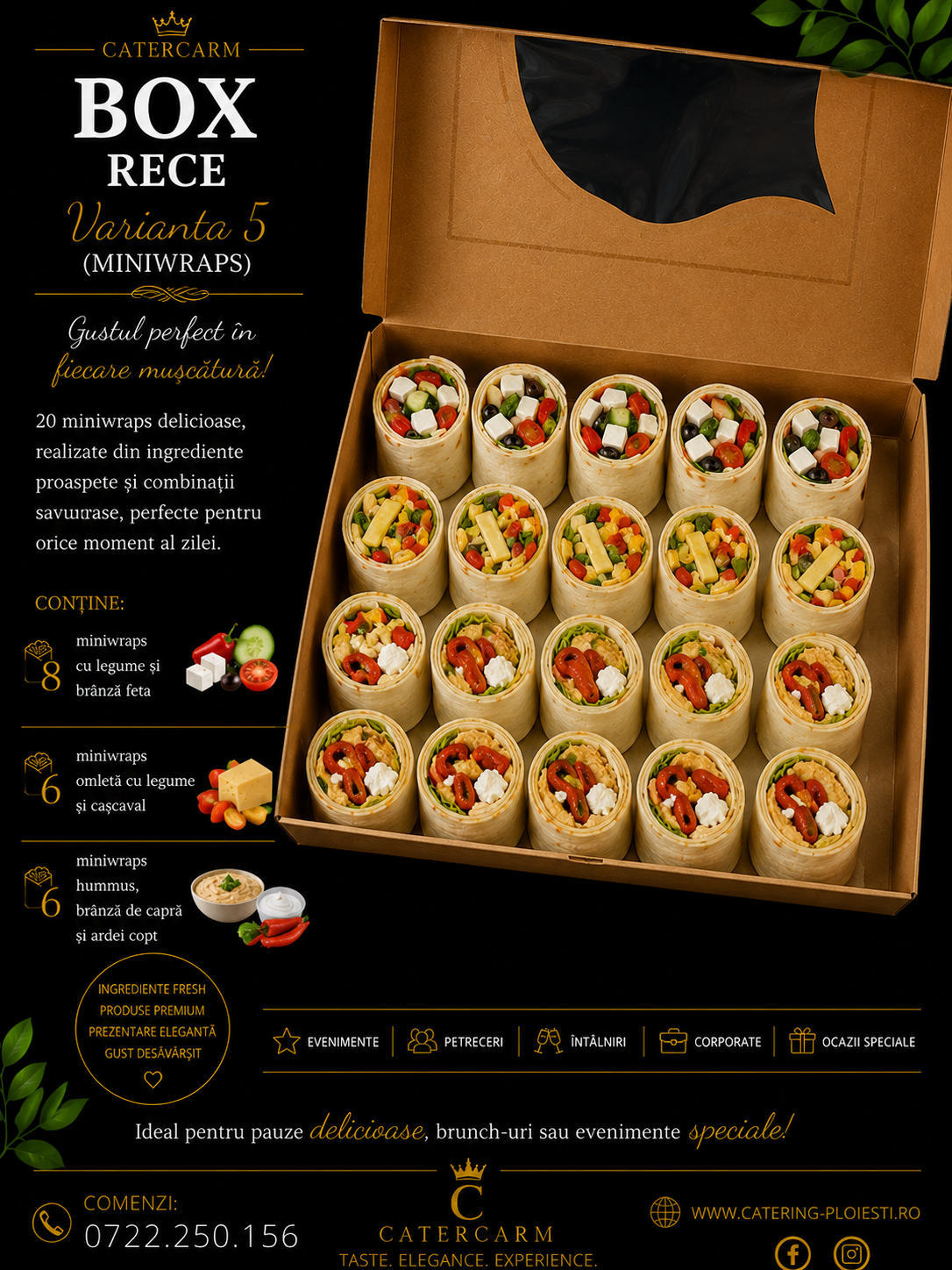 Box rece varianta 5 - miniwraps (20 buc)
