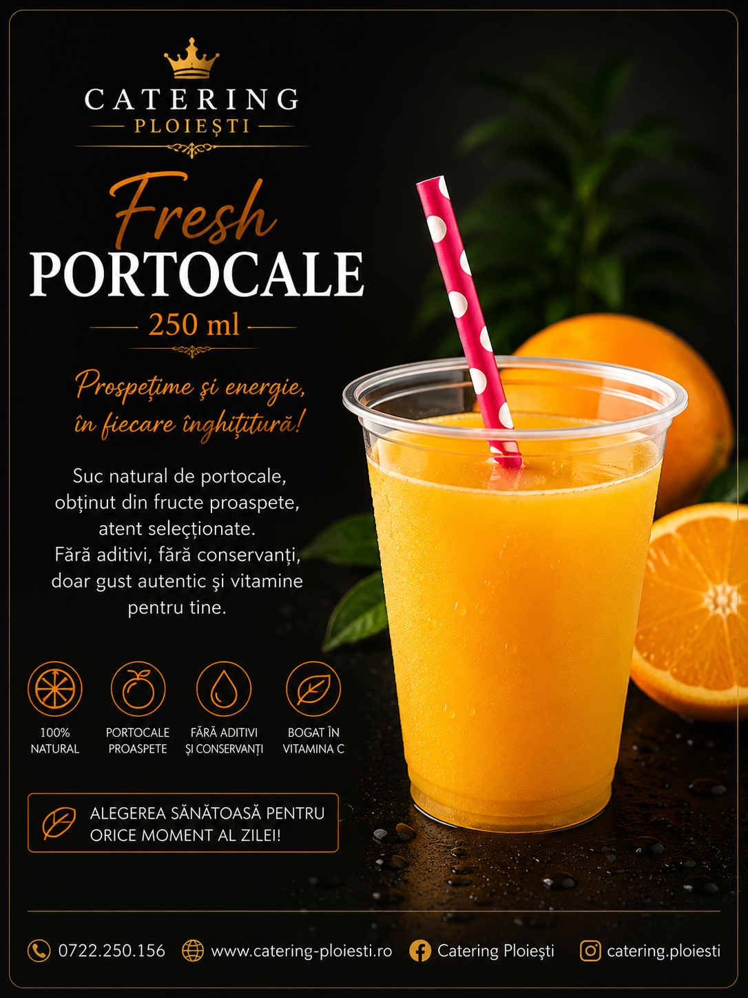 Fresh portocale 250 ml 