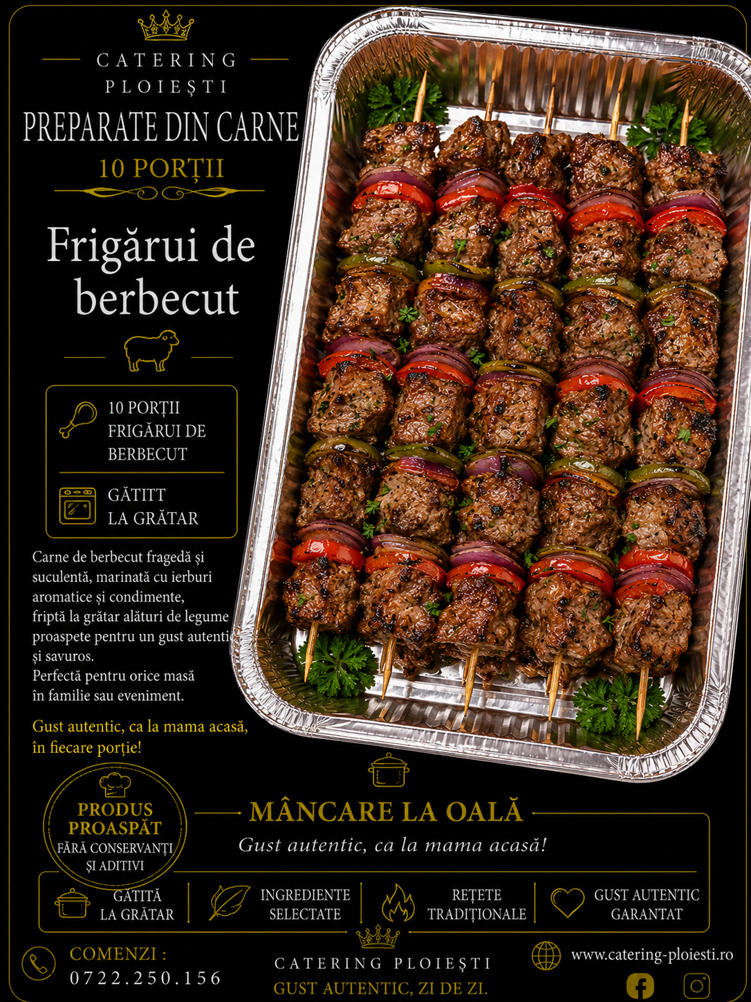 PREPARATE  DIN  CARNE    Frigarui de berbecut	( 10 portii)					
