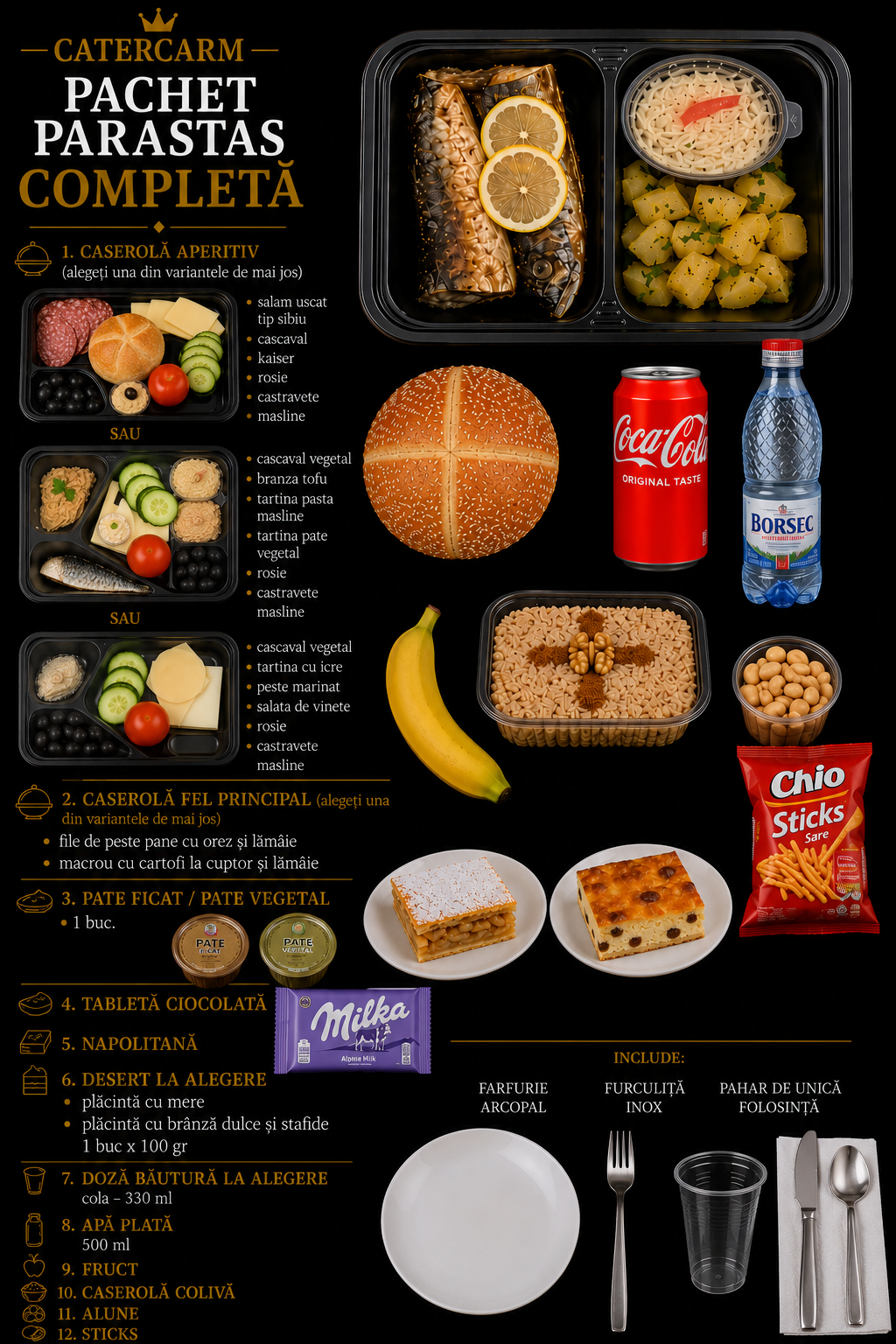  Pachet complet Parastas – DULCE/ POST/ PESTE 