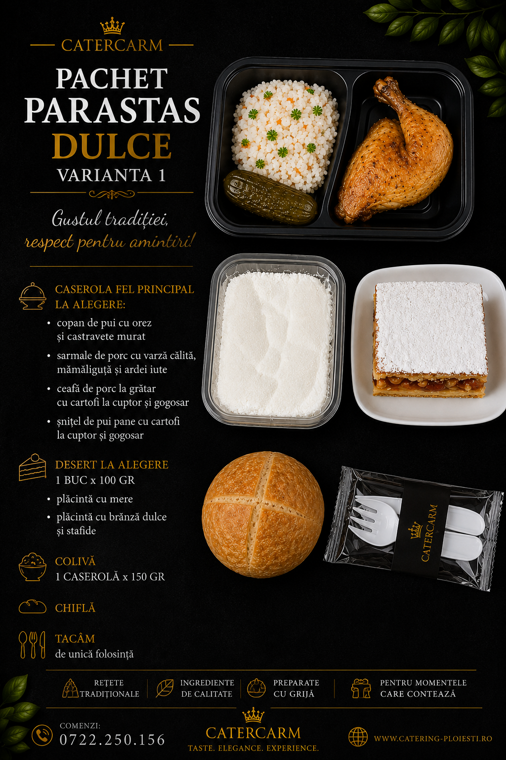 pachet parastas DULCE  varianta 1