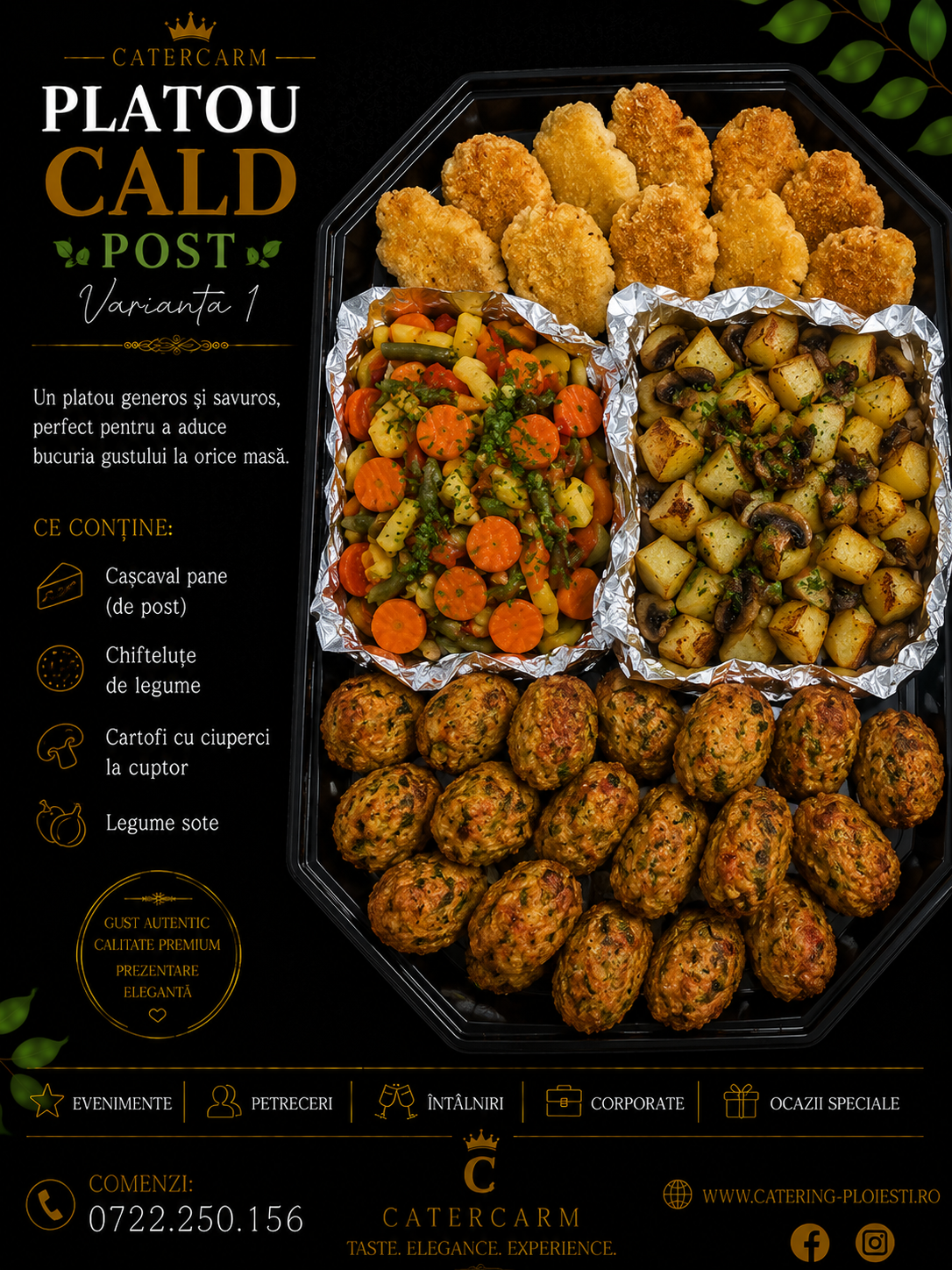 platou cald POST varianta 1 ( 10 persoane) 