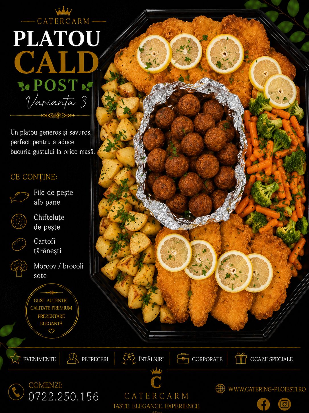 platou cald POST varianta 3 ( 10 persoane) 