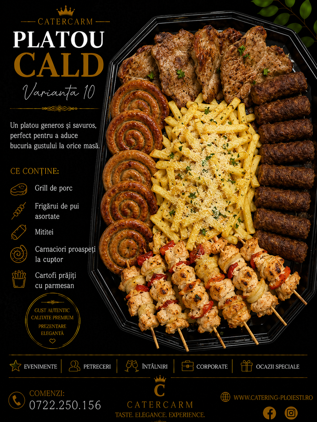 platou cald varianta 10 ( 10 persoane) 