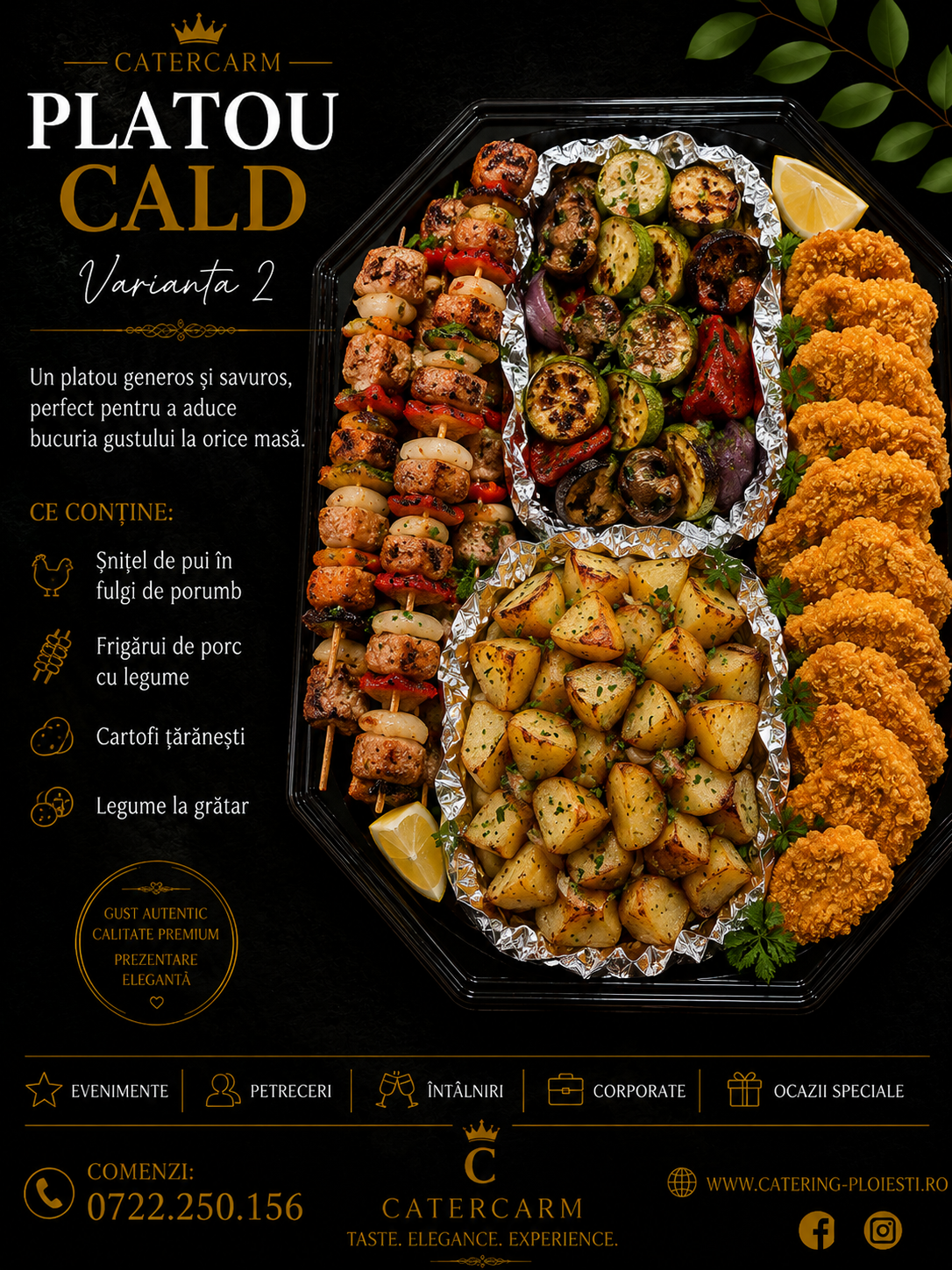 Platou cald varianta 2 ( 10 persoane ) 