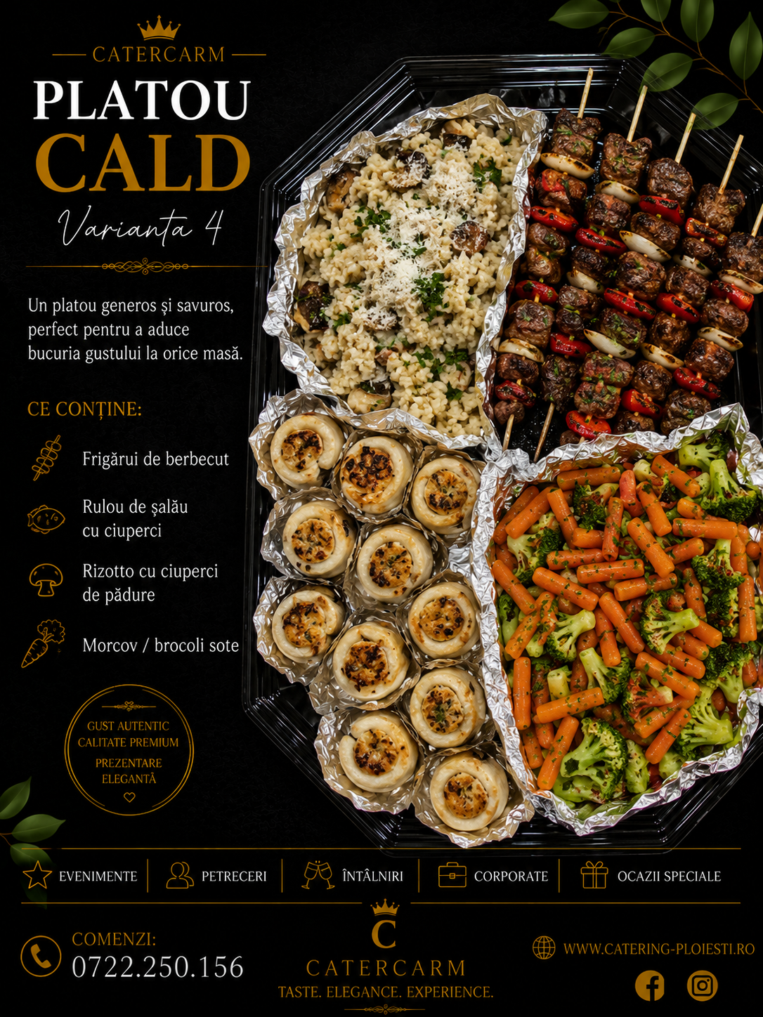 Platou cald varianta 4 ( 10 persoane ) 