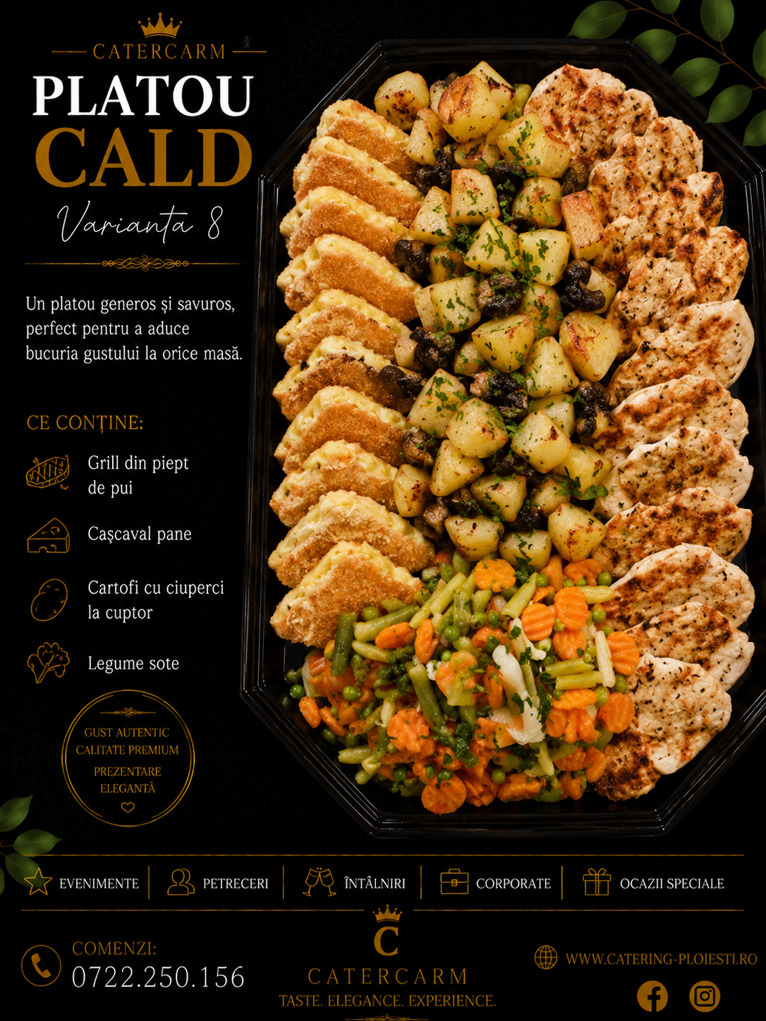 platou cald varianta 8 ( 10 persoane ) 