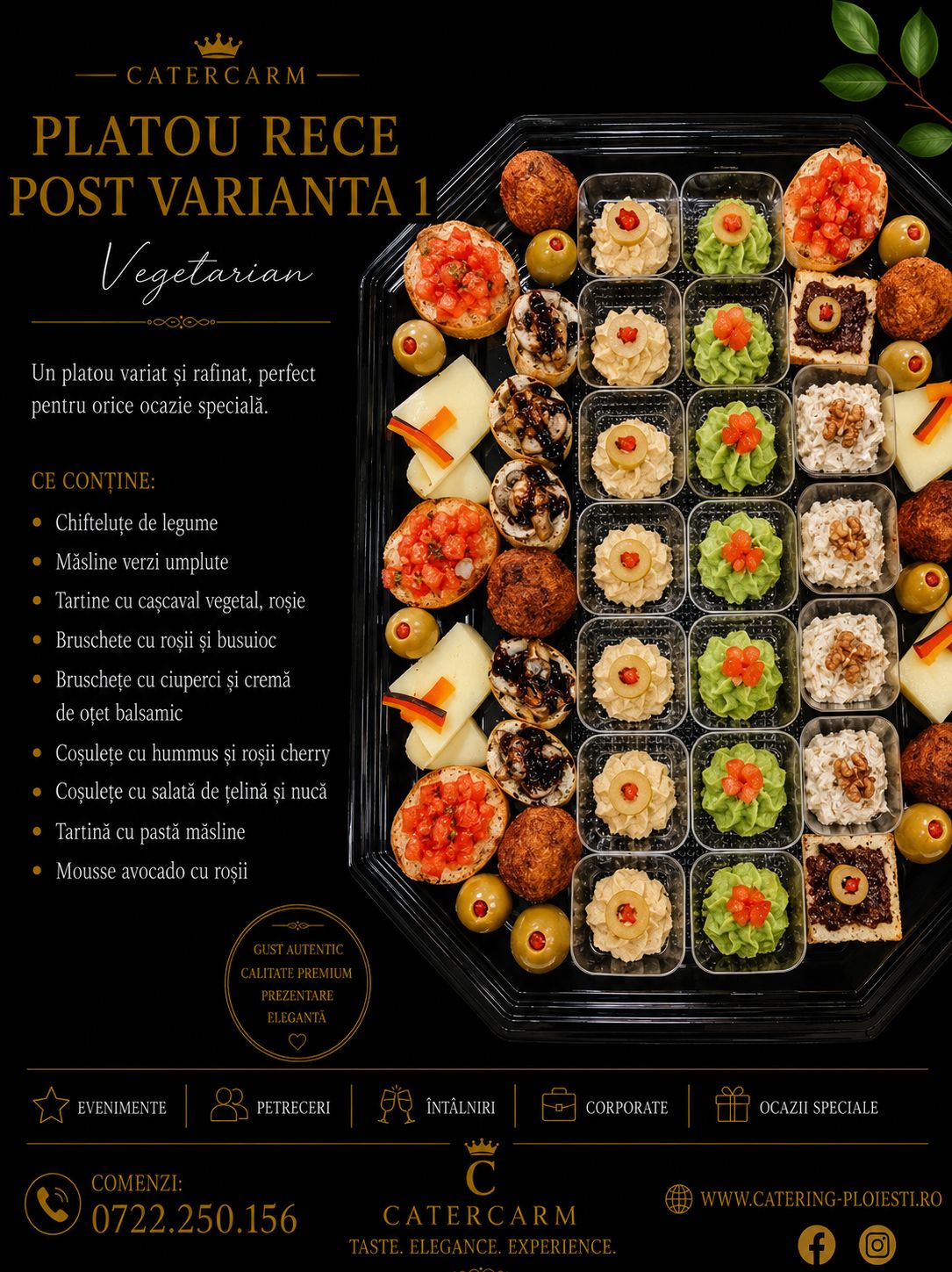 platou rece POST varianta 1 ( 10 persoane) 