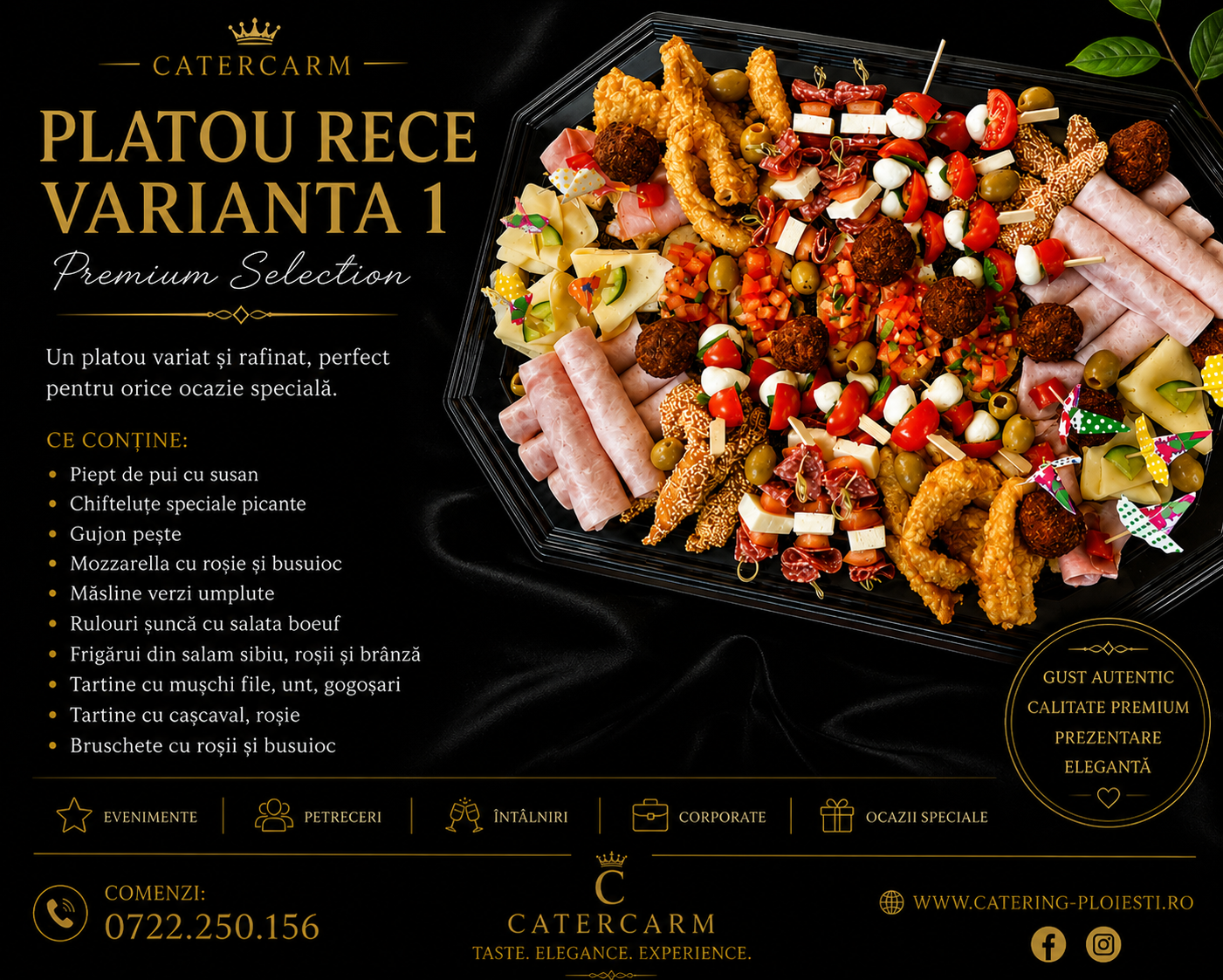 platou rece varianta 1 ( 10 persoane ) 