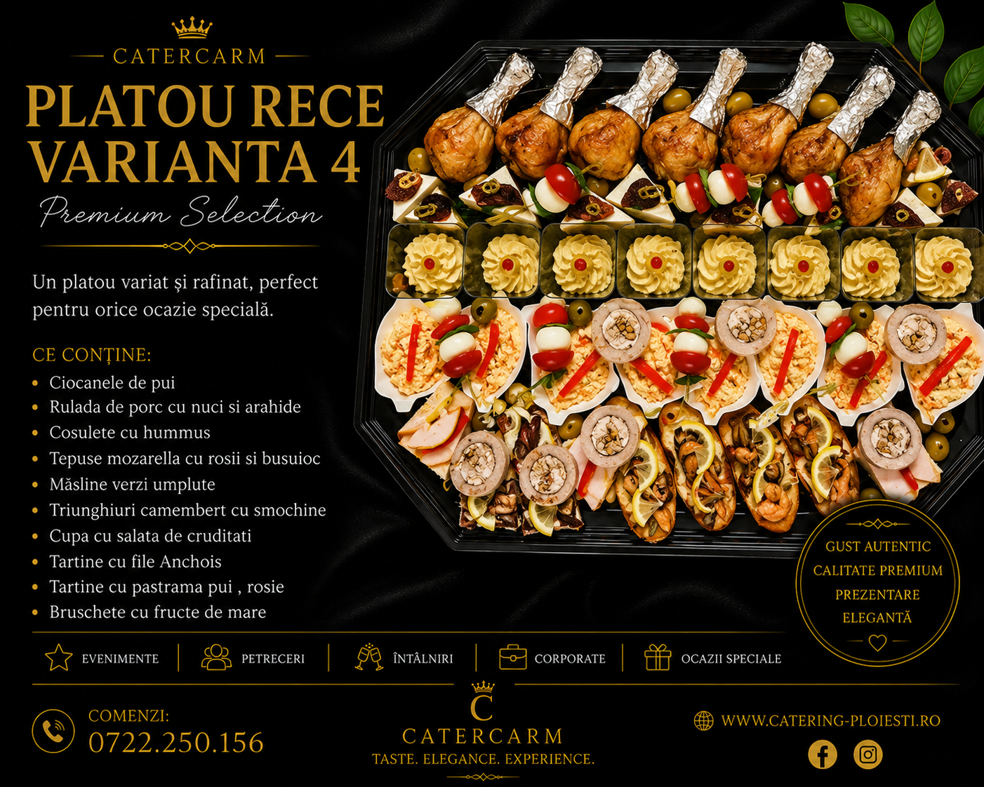 platou rece varianta 4 ( 10 persoane ) 