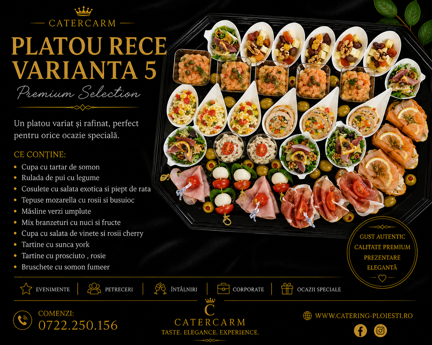 platou rece varianta 5 ( 10 persoane )
