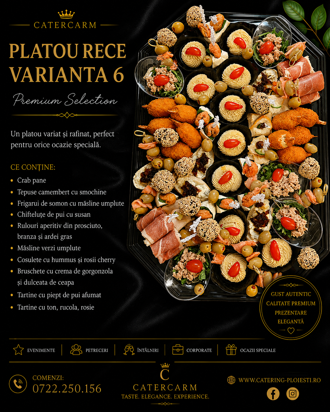 platou rece varianta 6 ( 10 persoane ) 