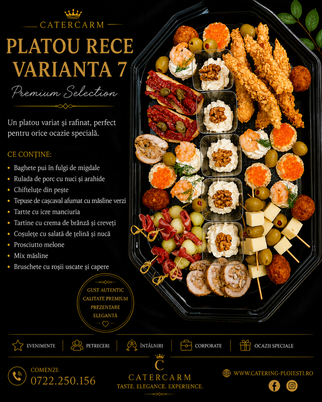 platou rece varianta 7 ( 10 persoane) 