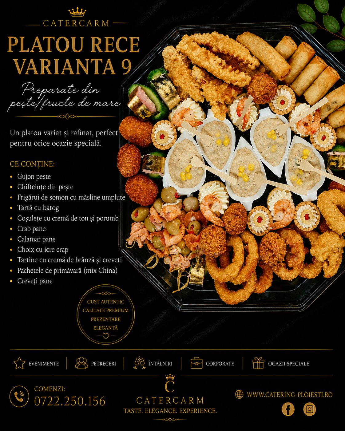 platou rece varianta 9 ( 10 persoane ) 