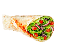 kebab wegeteriański  w cieście