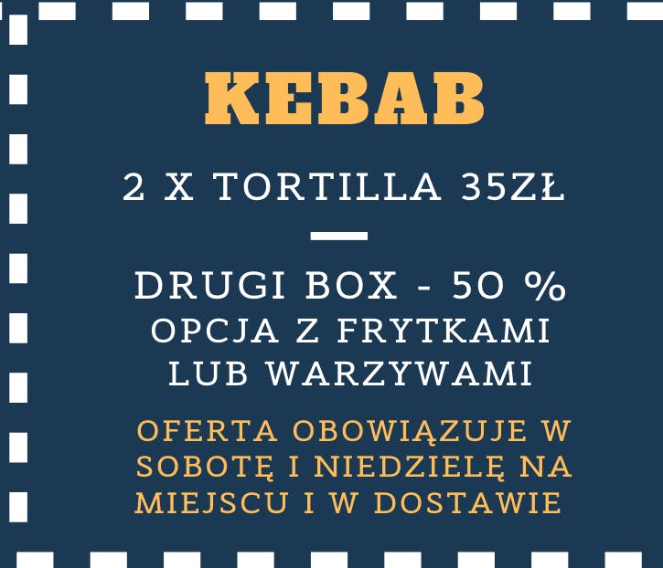 Drugi kebab BOX -50%