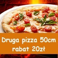 Rabat 20 zł na drugą dużą pizzę :)