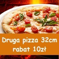 Rabat 10 zł na drugą małą pizzę :)