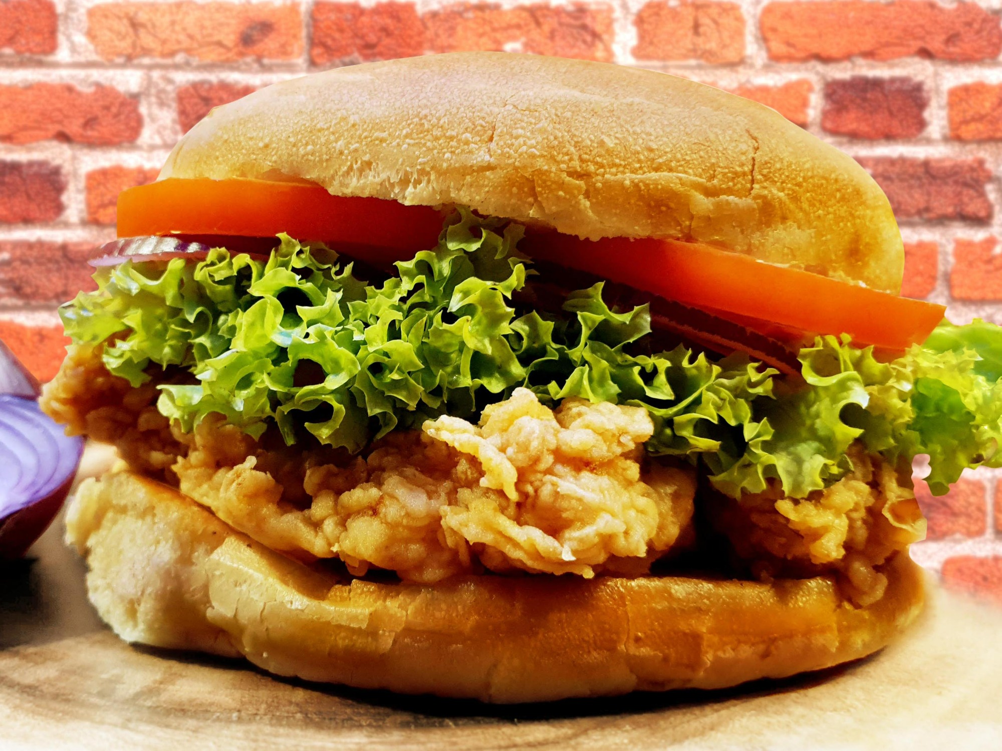 9. CHICKEN BURGER