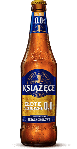 Piwo bezalkoholowe Książęce Złote Pszeniczne 0%