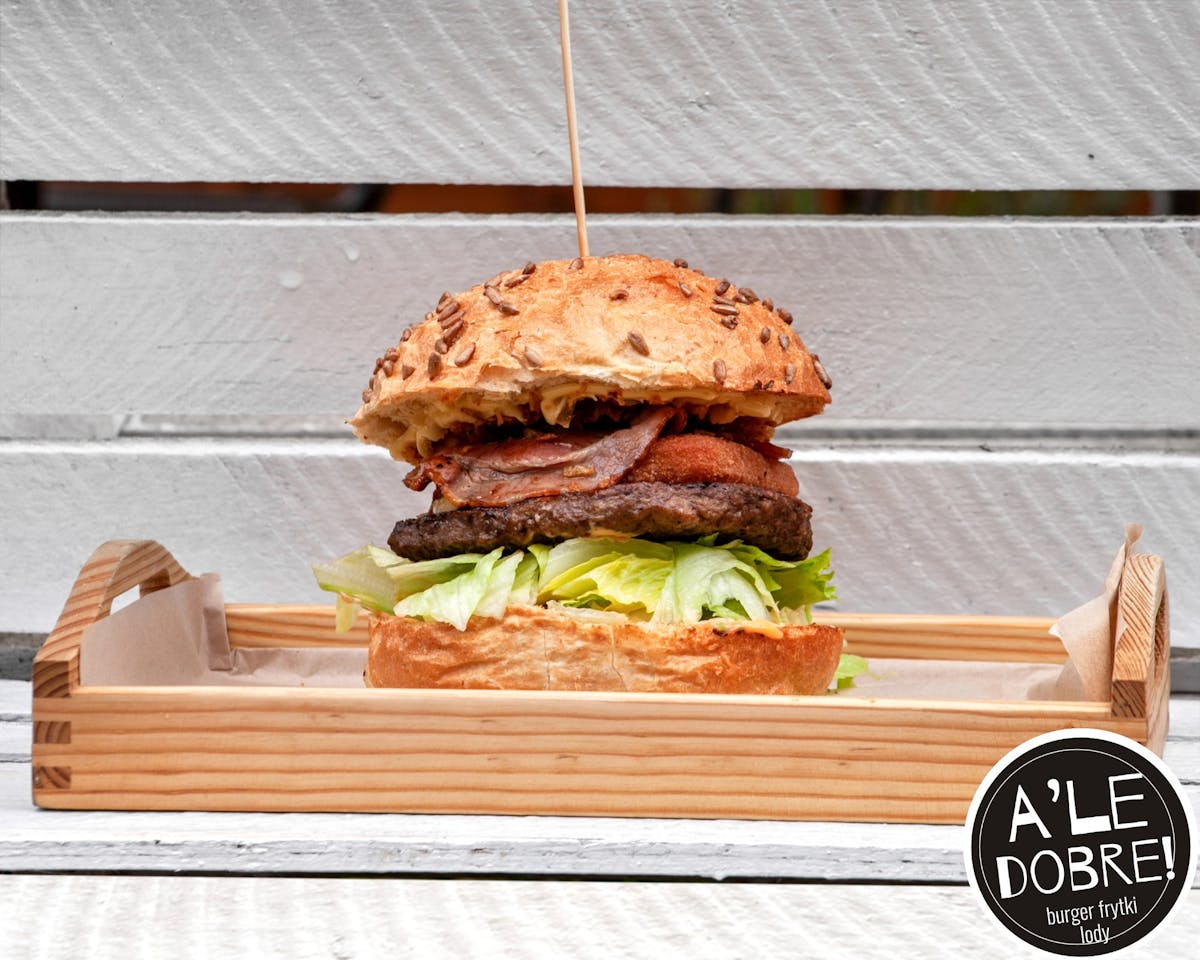 A'le Burgery- 100% wołowiny doprawionej według naszej receptury