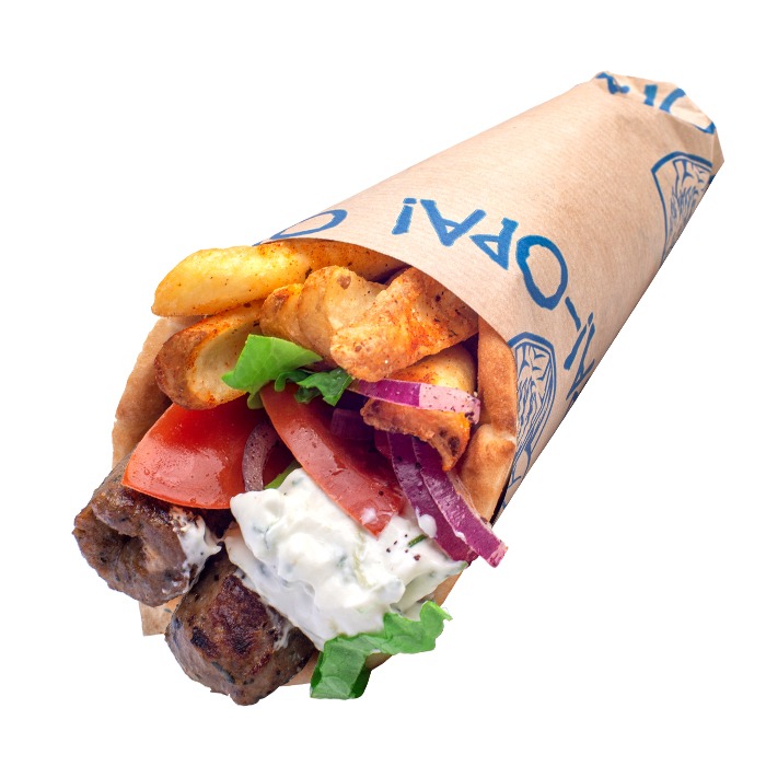 Meniu Kebab vită și miel pită mare