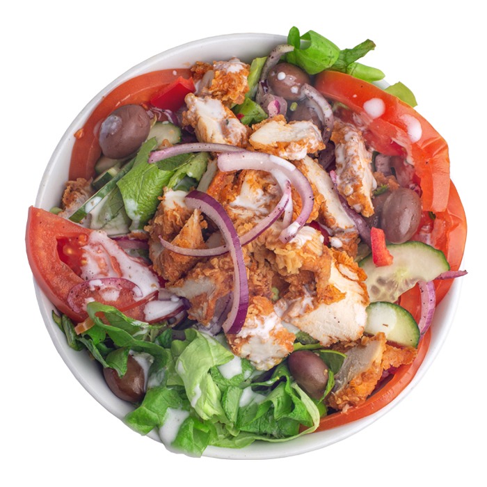 Salată crispy de pui