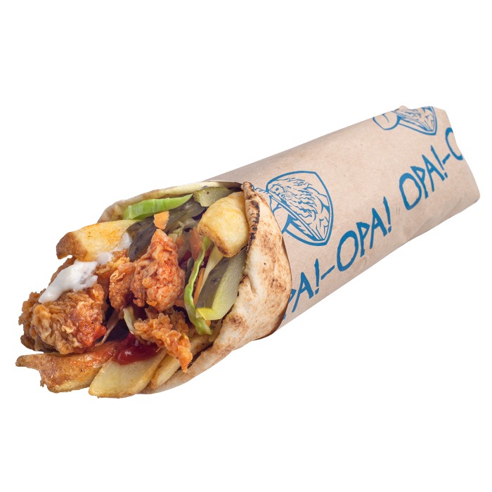 Meniu Crispy piept de pui lipie medie