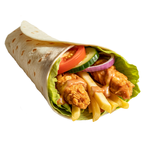 Loaded Chicken Wrap