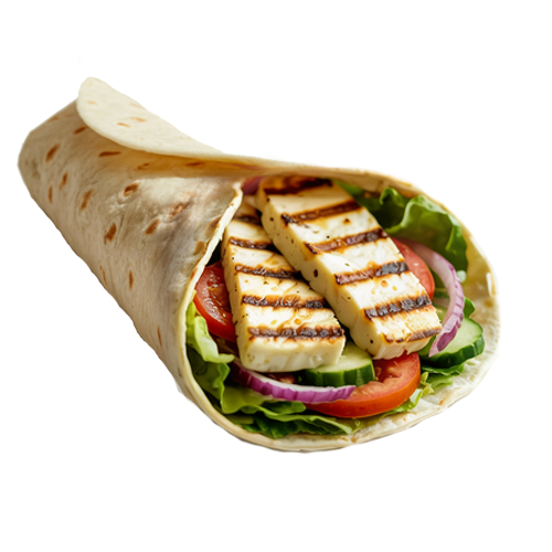 Grilled Halloumi Wrap