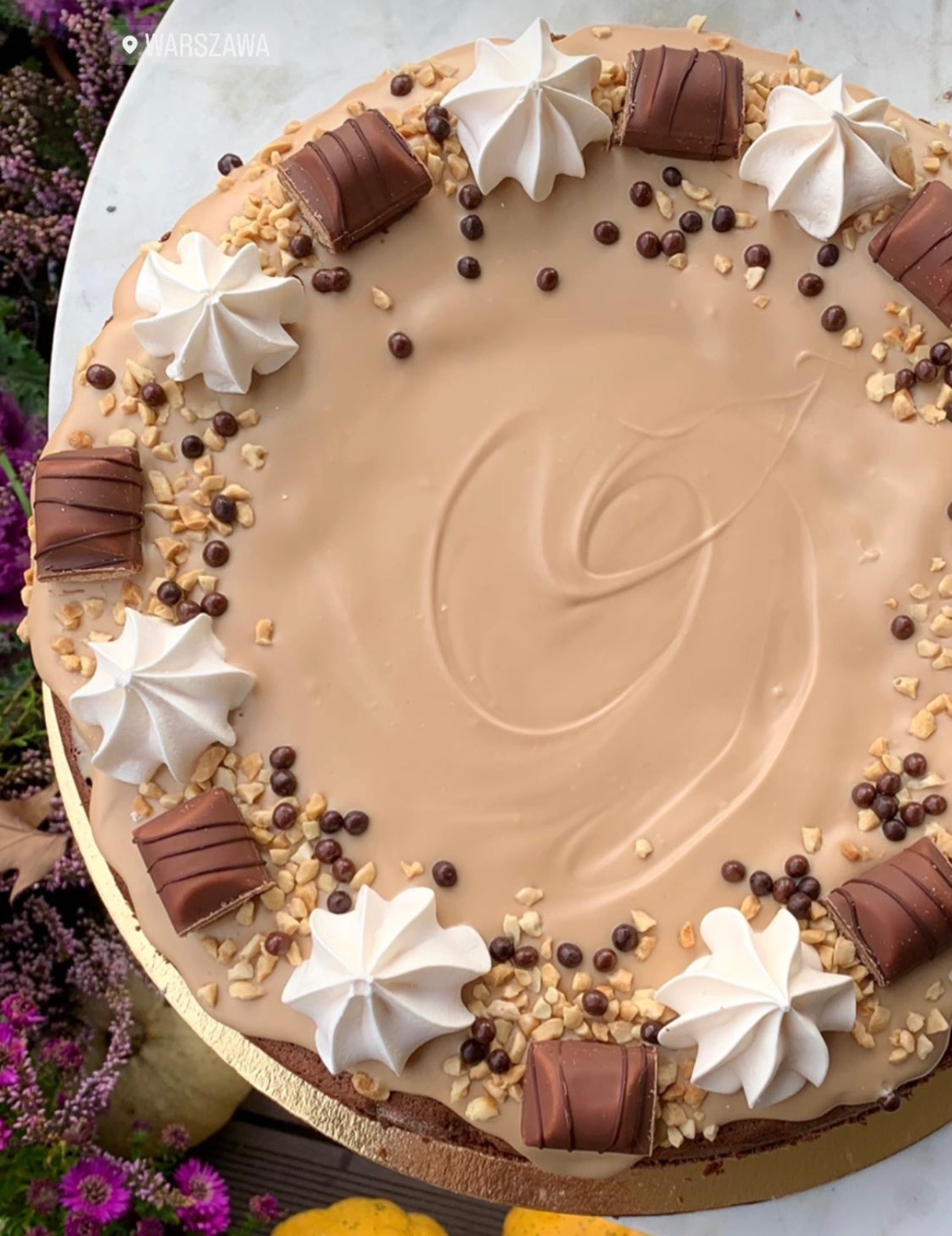 Brownie z polewą kinder bueno