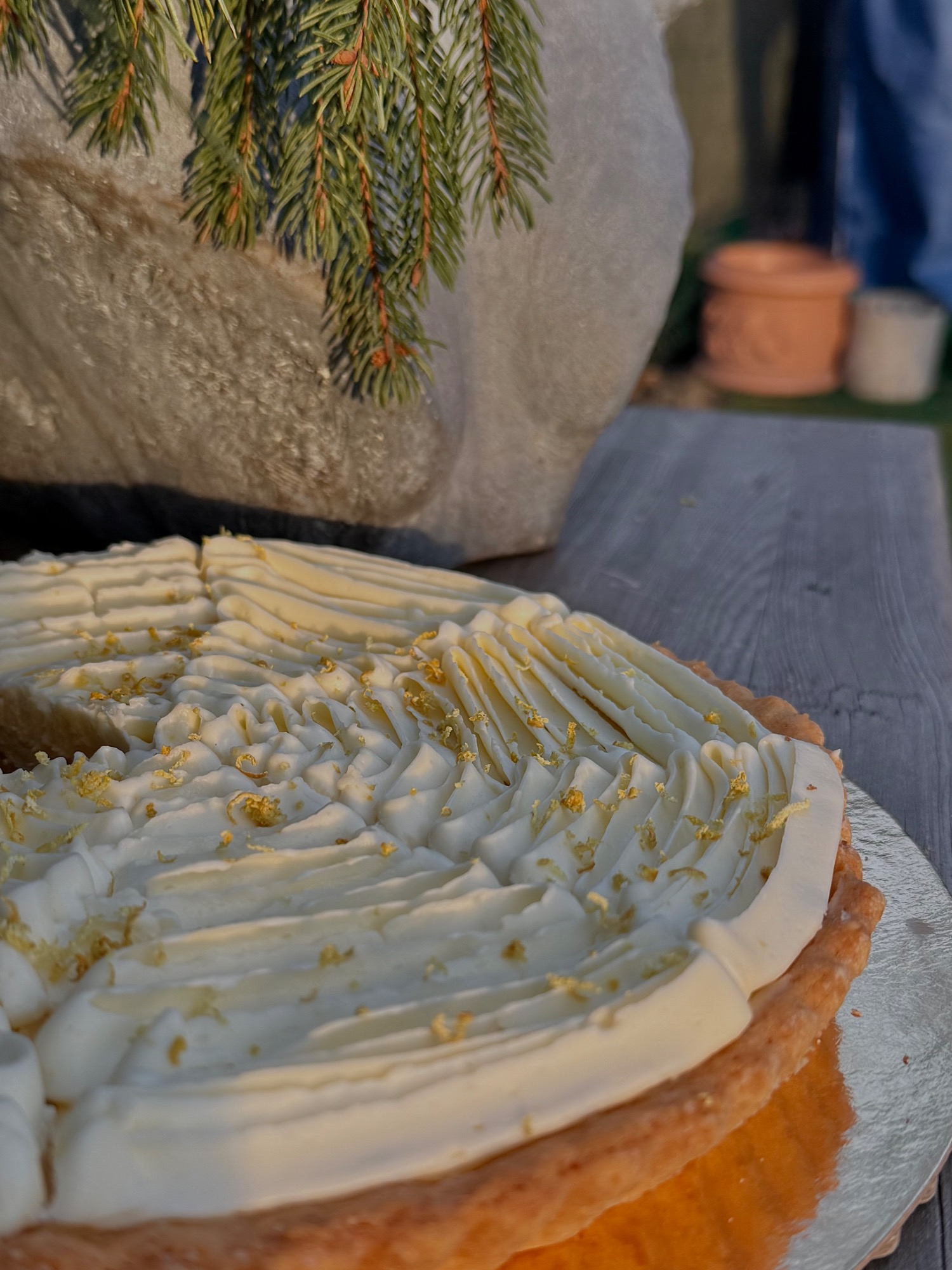 Tarta limonkowa z kremem