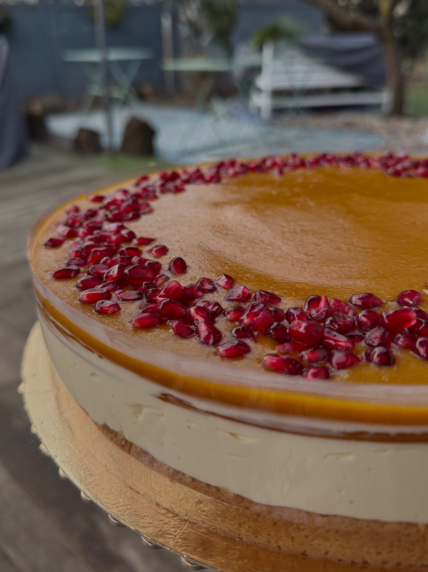 Sernik na zimno mango