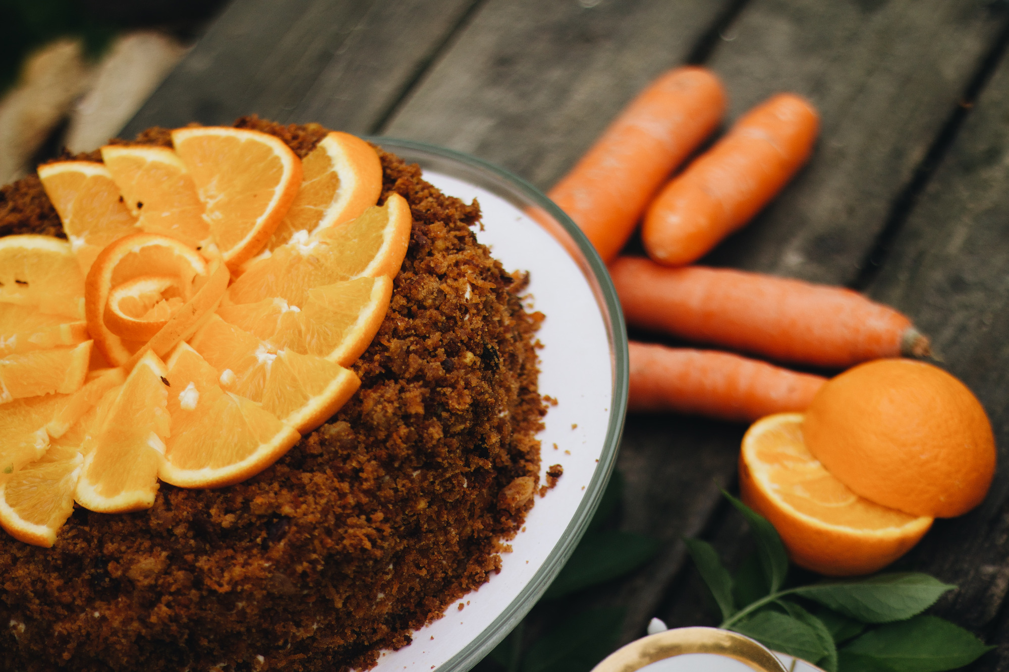 Marchewkowe z kremem pomarańczowym