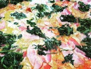 10. Pizza Spinaci 32cm (1,3,7,12) 