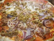 9. Pizza Tonne e cipolla 40cm (1,4,7,12) 