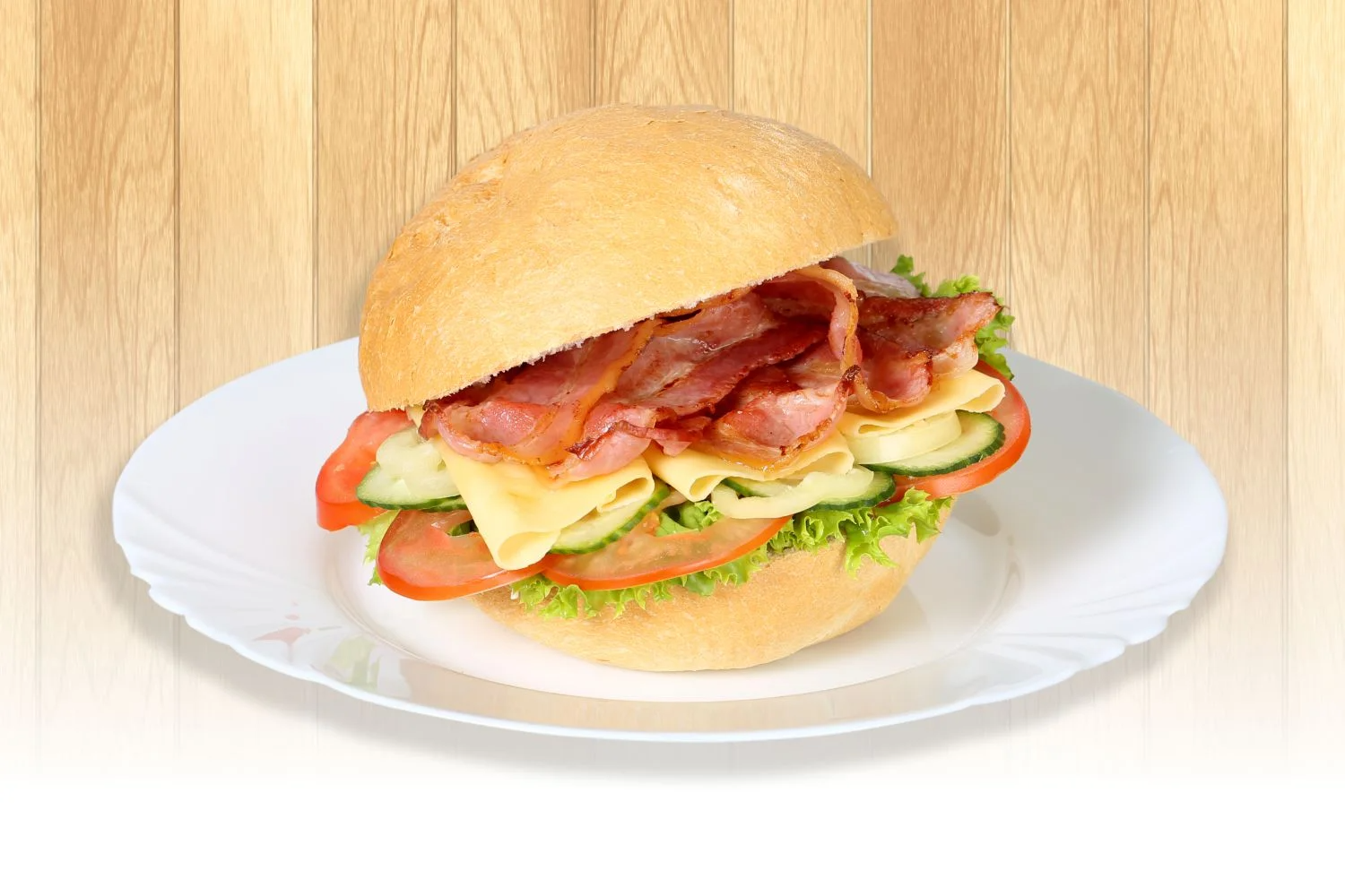 Hamburger syr-slaninka