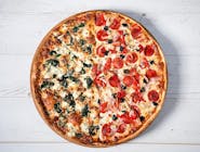 dowolna pizza 32cm + sos + rollsy