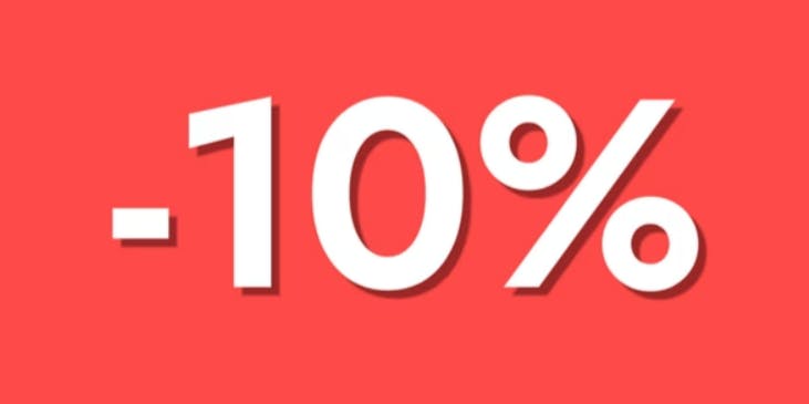 Zľava 10% pri nákupe nad 20 €