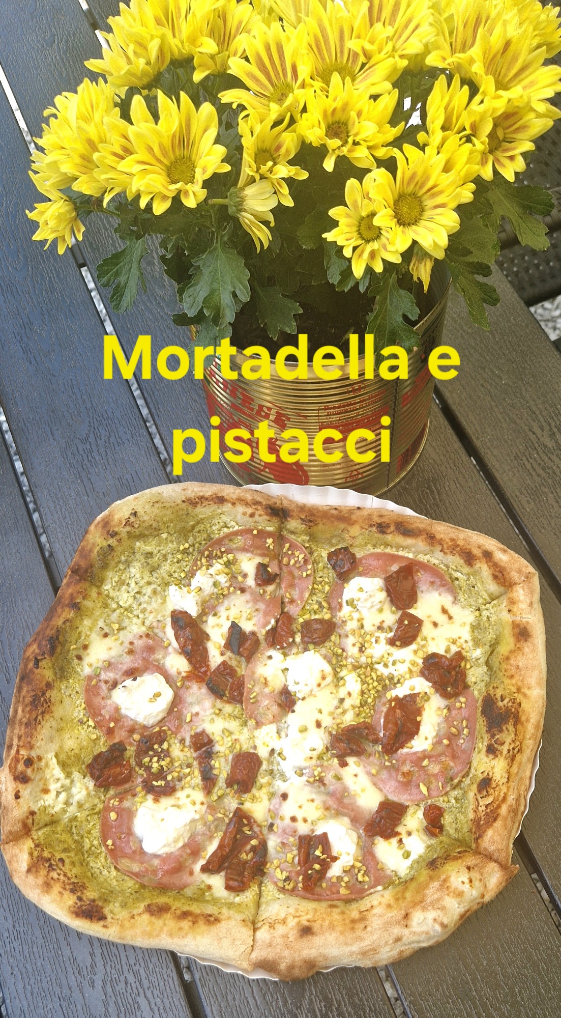 Mortadella e pistacci