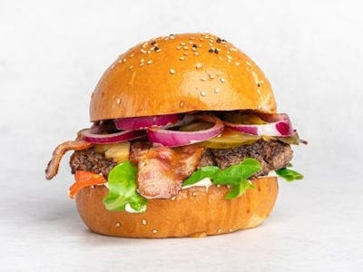 Slaninkový burger