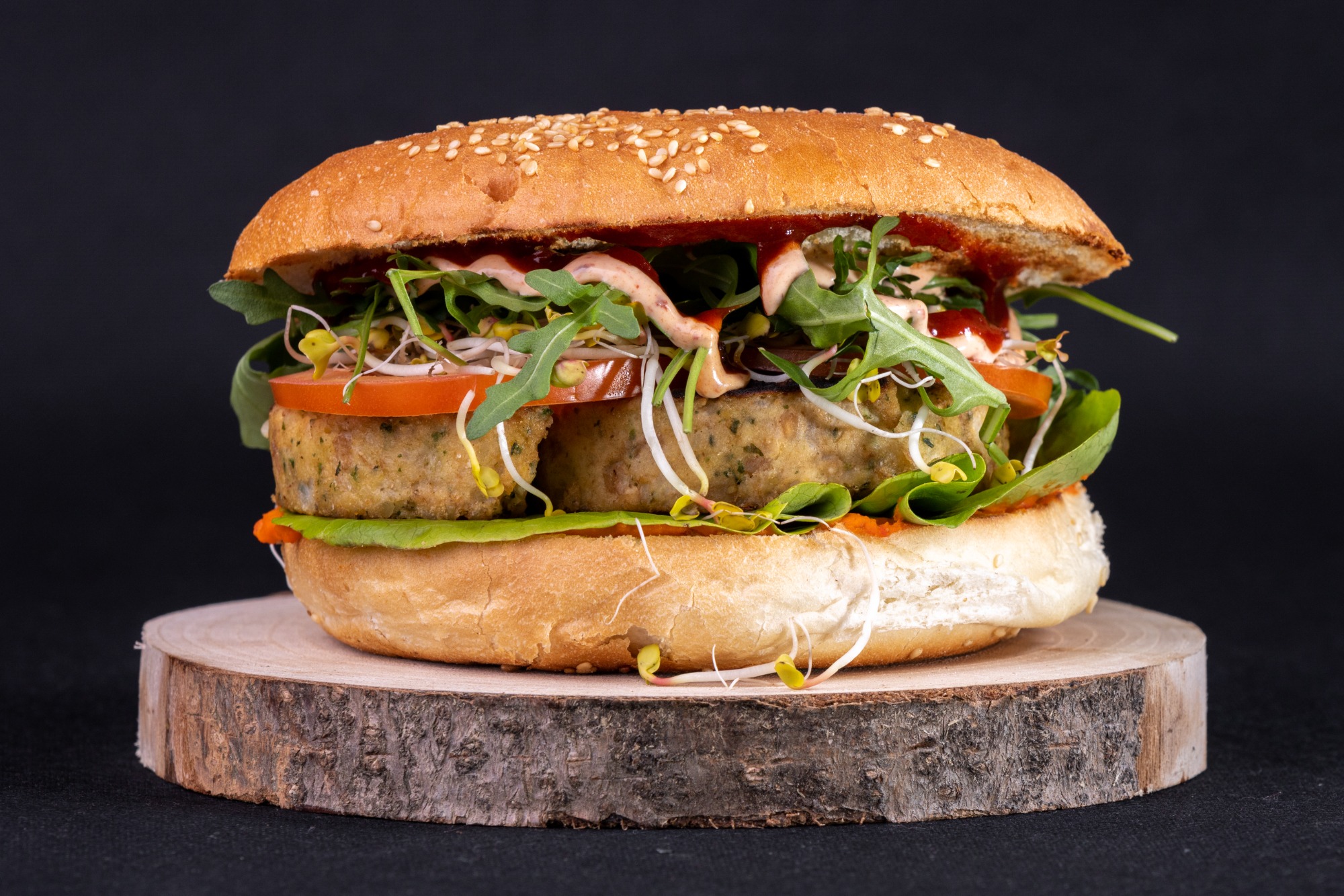 Burger wegetariański- Ciecior