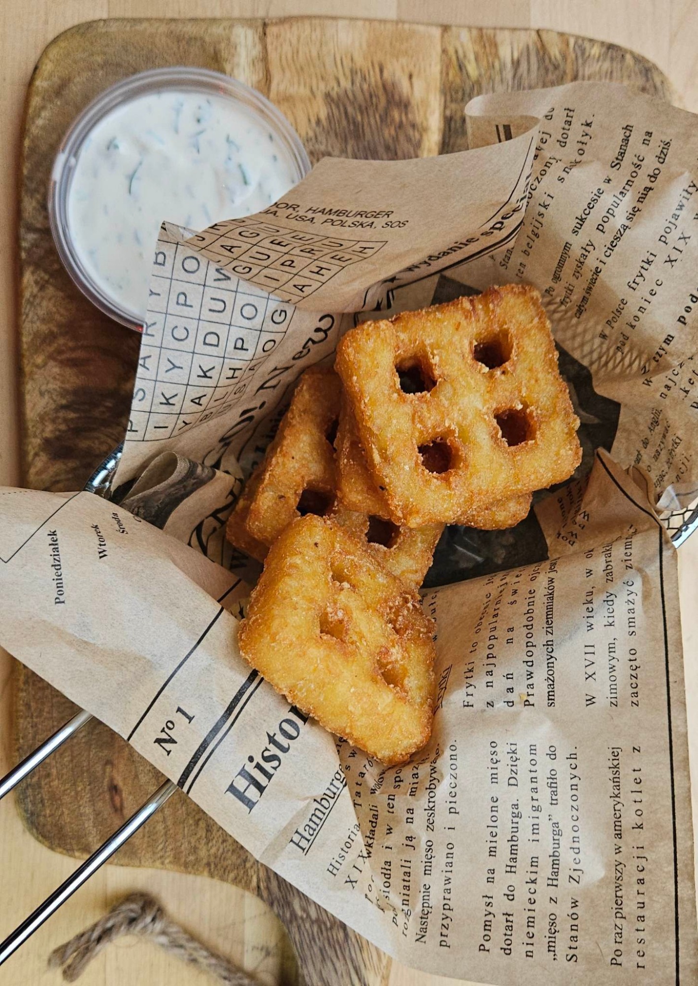 Goferki ziemniaczane z dodatkiem cebuli 6szt. 